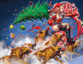 2025 Christmas Moped Madness Blue Wraparound Trade Comic