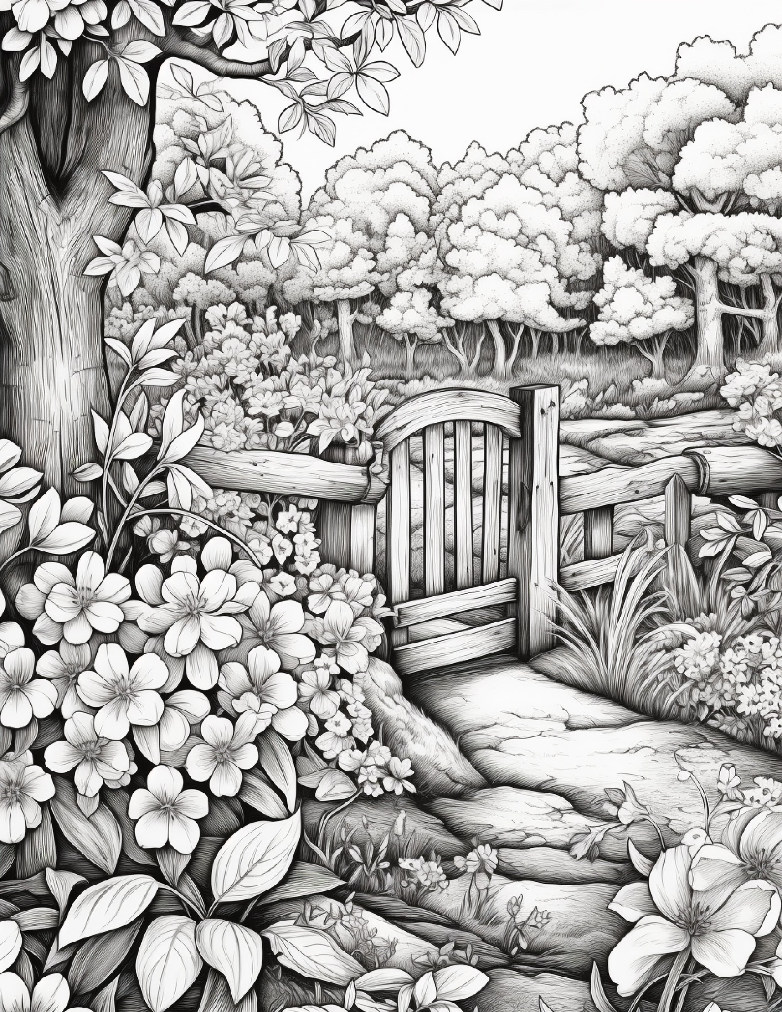 Secret Garden Coloring Collection – Volume One